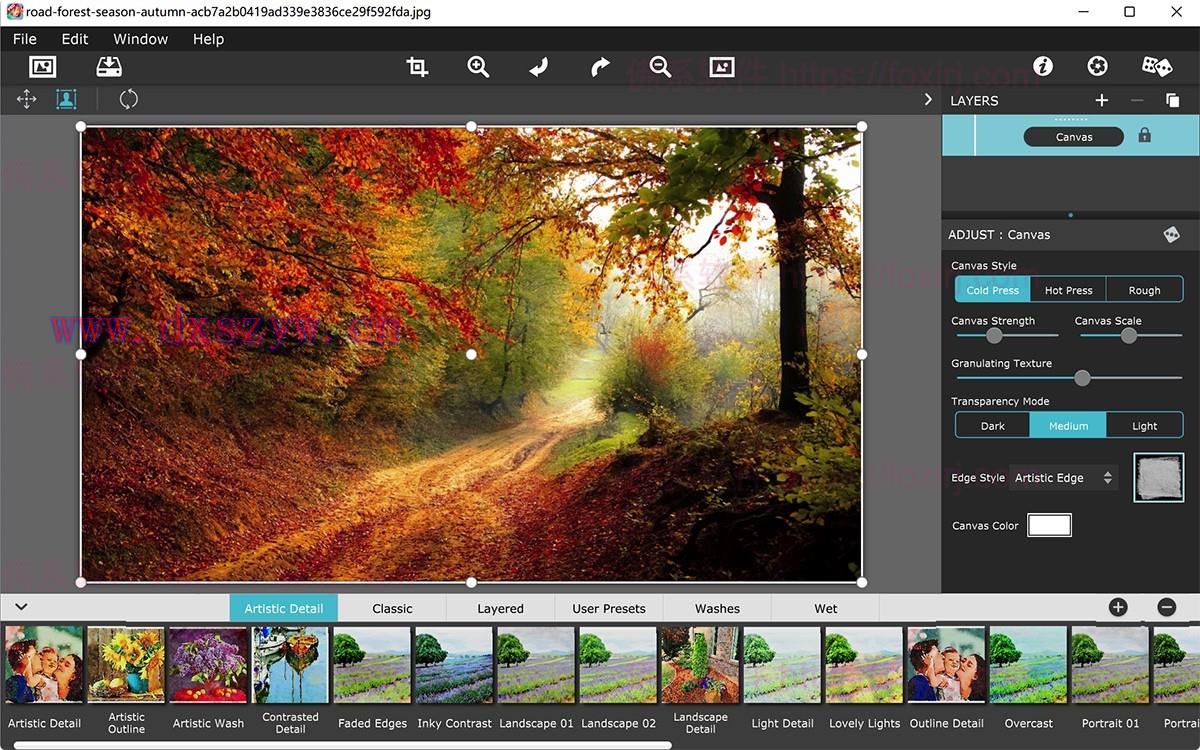 JixiPix Watercolor Studio Pro 1.4.20 图片水彩画绘制-大学生资源网