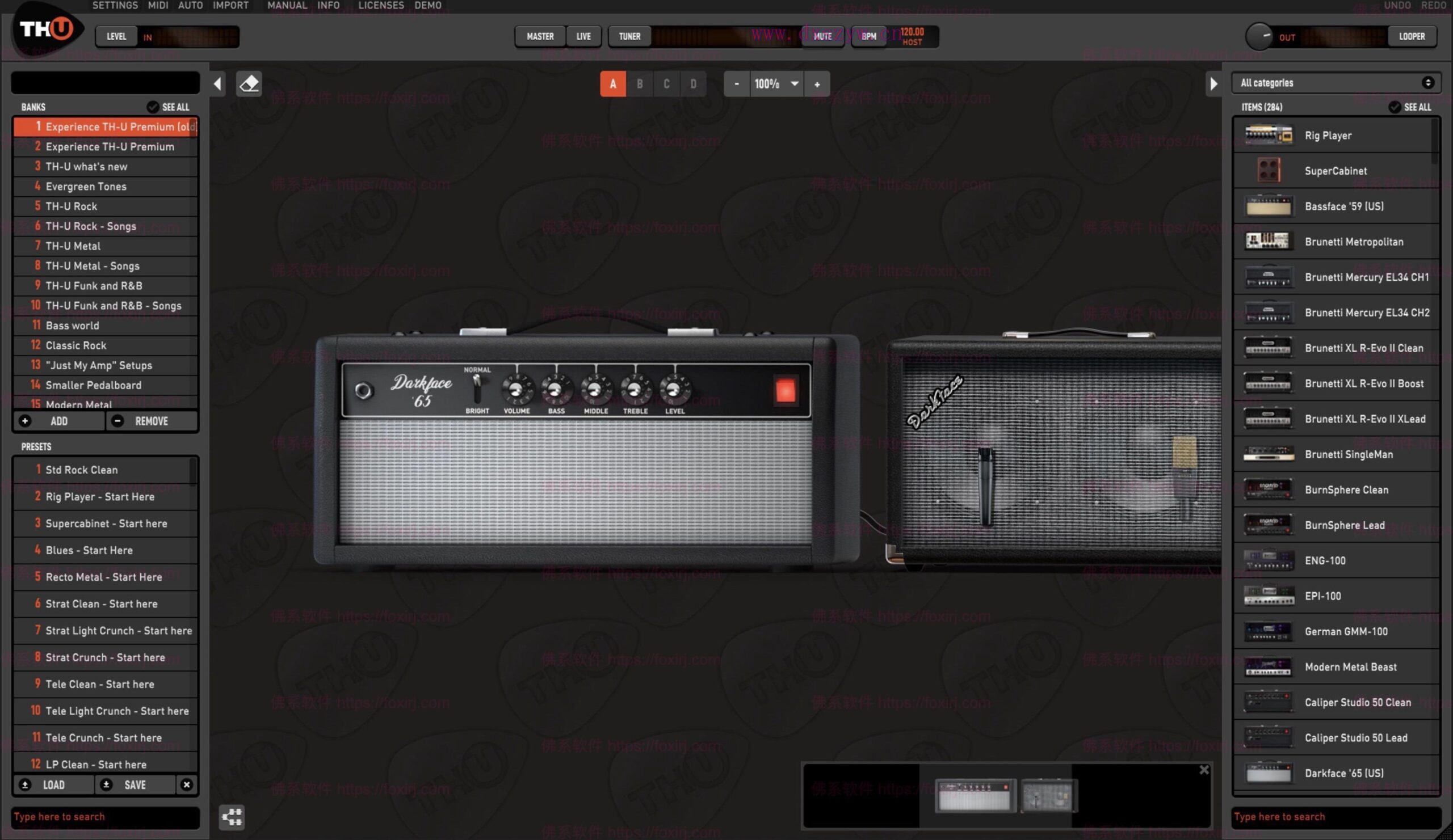 Overloud TH-U Premium 1.4.29 吉他与贝斯音色模拟-大学生资源网