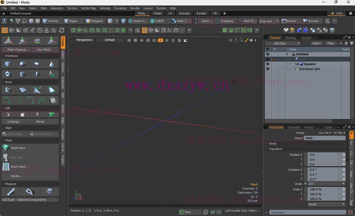 The Foundry MODO 17.0v8 3D建模渲染设计-大学生资源网