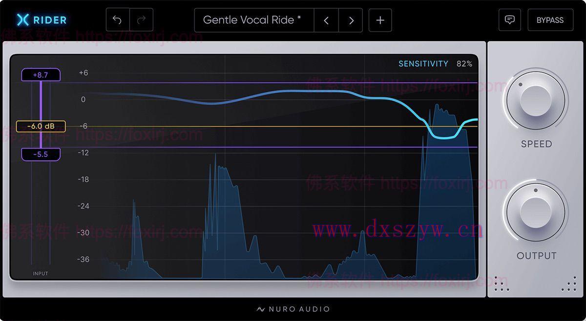 Nuro Audio Xrider 1.0.2 智能响度效果器插件-大学生资源网