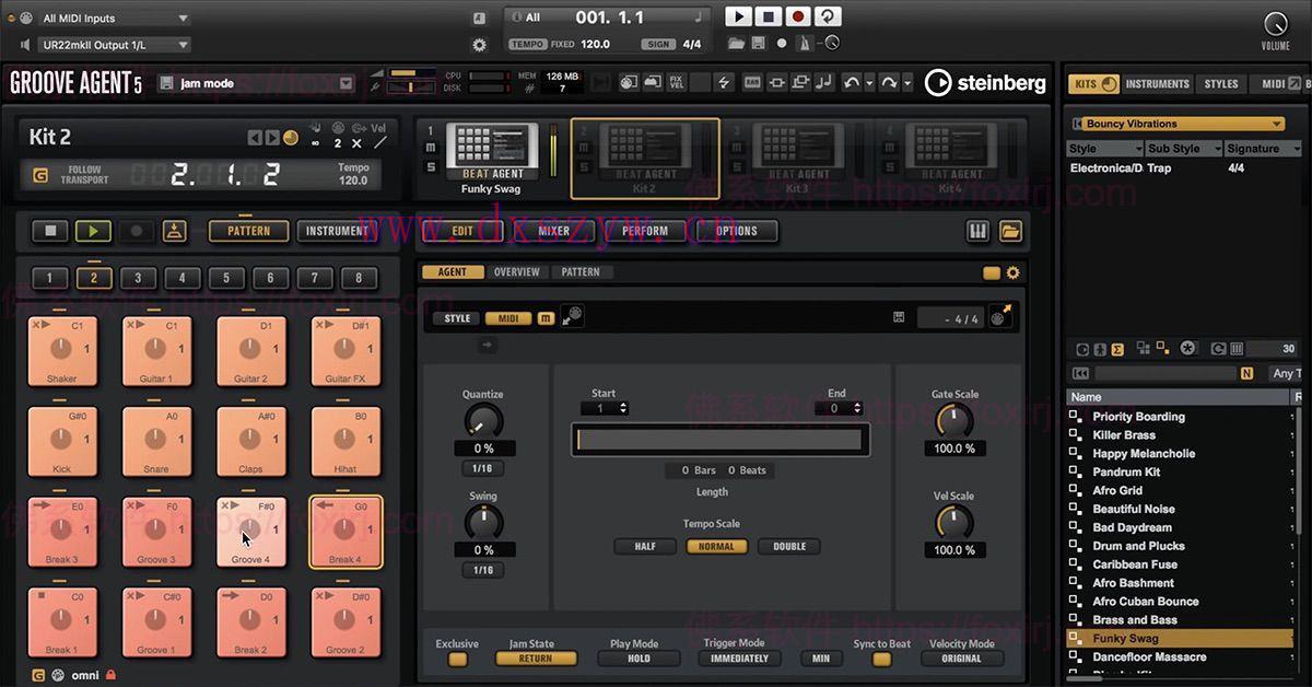 Steinberg Groove Agent 5.2.10 虚拟鼓手模拟插件-大学生资源网