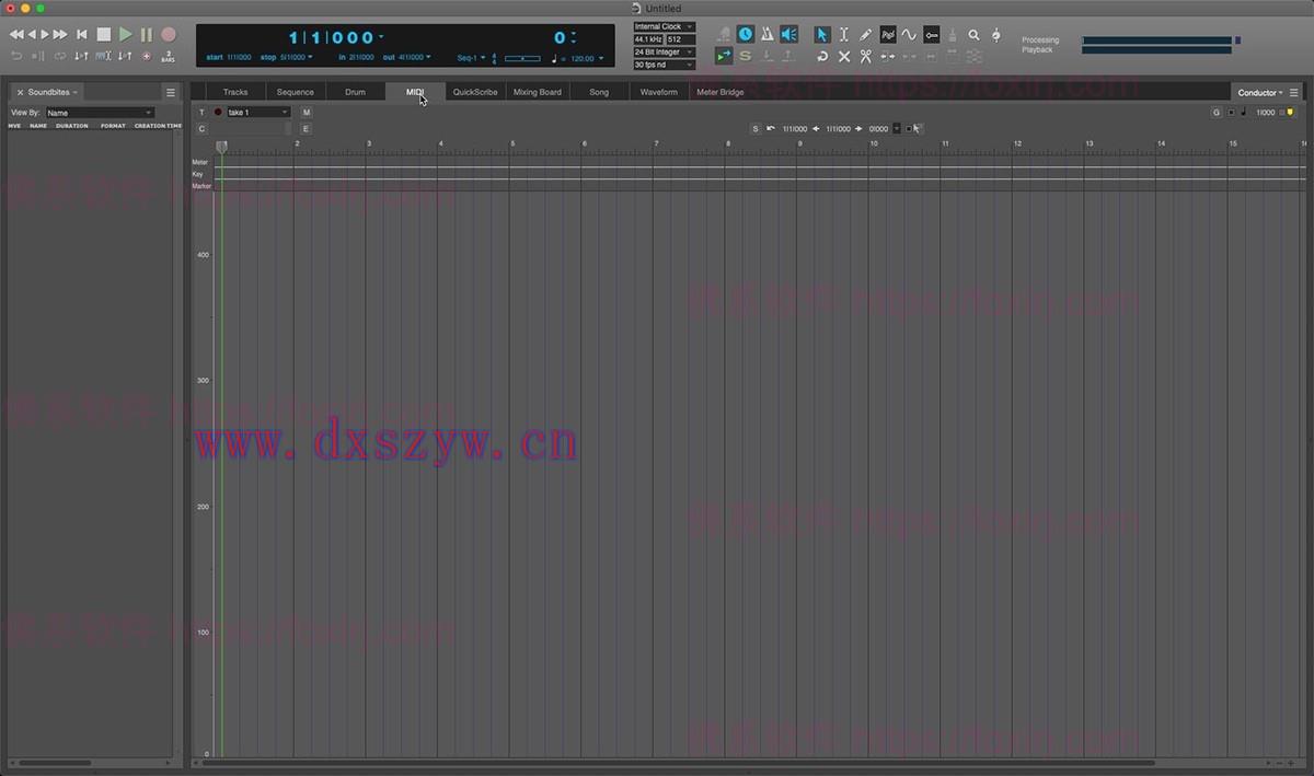 MOTU Digital Performer 9.52.76360 数字音频编辑制作-大学生资源网
