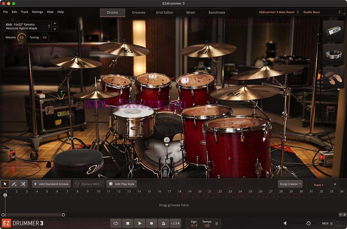 Toontrack EZdrummer 3.0.6 +Core Library 虚拟鼓音乐制作-大学生资源网