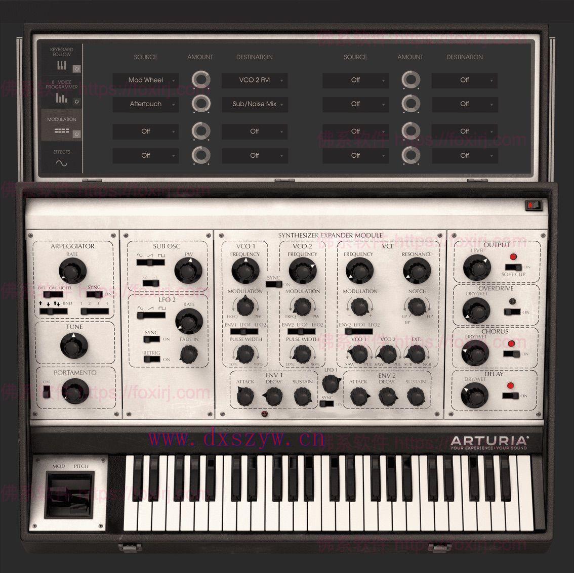 Arturia SEM V 2.13.1.5024 Oberheim SEM模拟合成器插件-大学生资源网