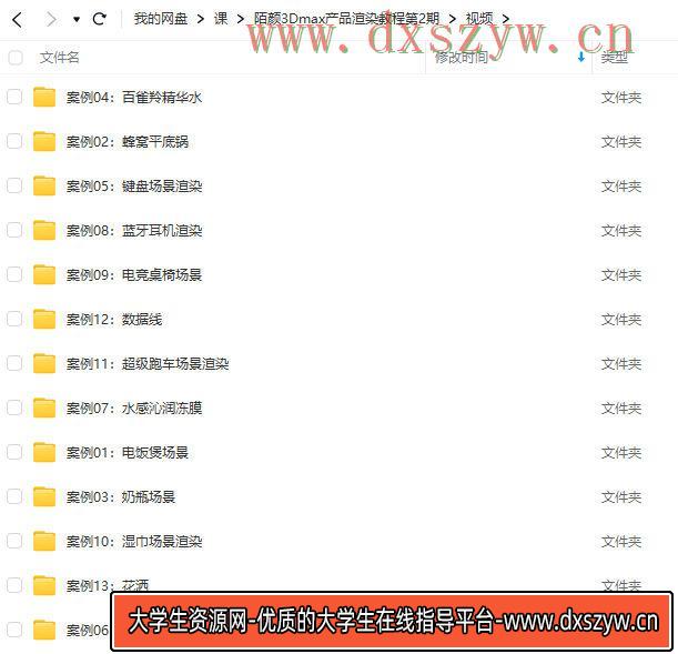 图片[2]-陌颜3Dmax2023产品渲染教程电商设计Vray6.0产品渲染【画质一般有素材】-网创