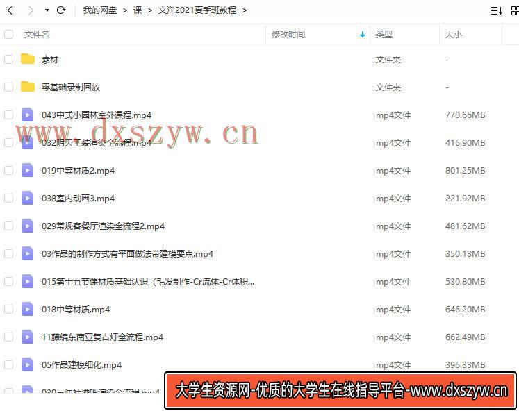 图片[2]-文洋2021夏季班3dmax室内设计【画质高清有素材】-网创