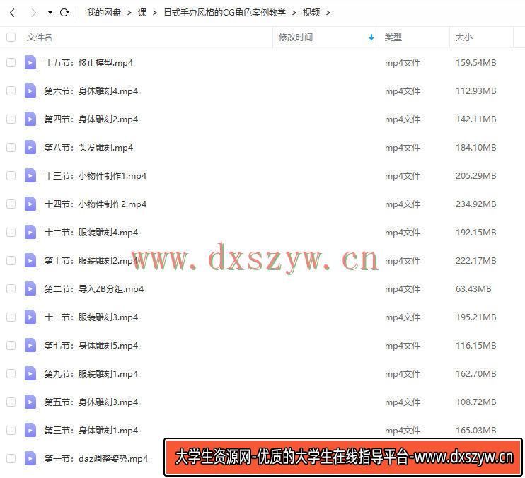 图片[4]-日式手办风格的CG角色案例教学2020年【画质还行有素材】-网创