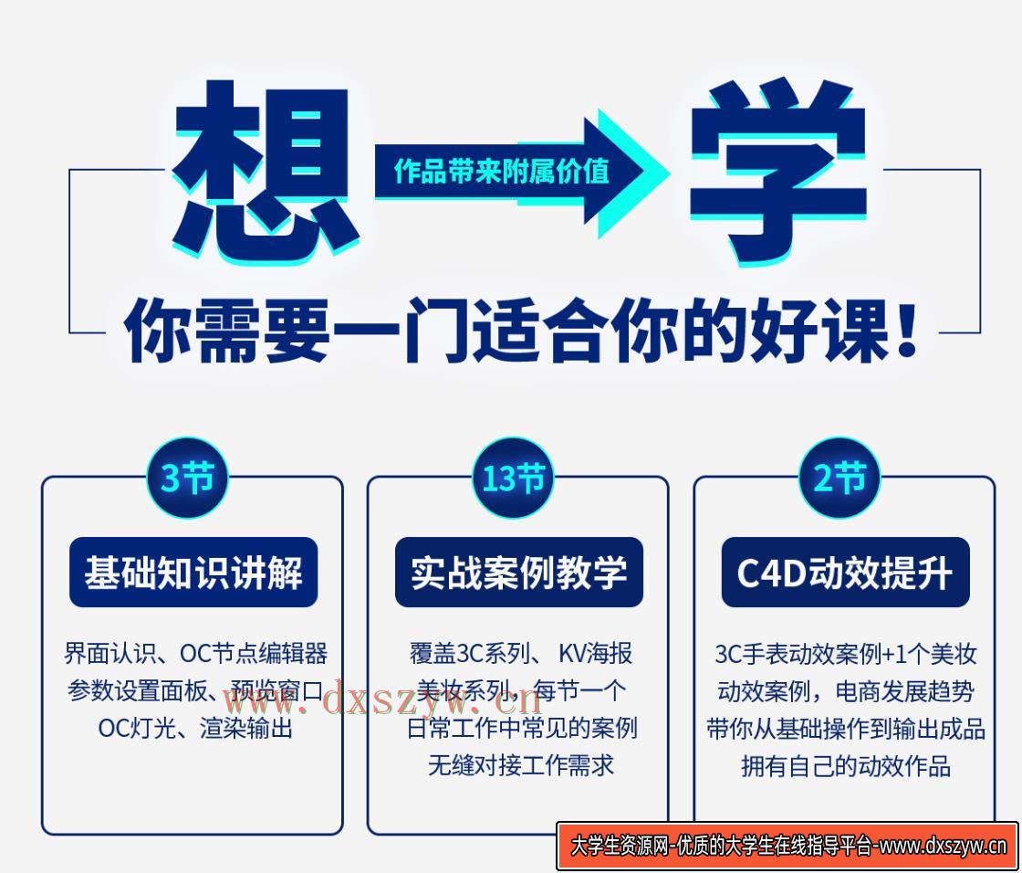 图片[3]-阿波C4D零基础实战特训班2021年1月完结【画质高清有部分工程文件】-网创
