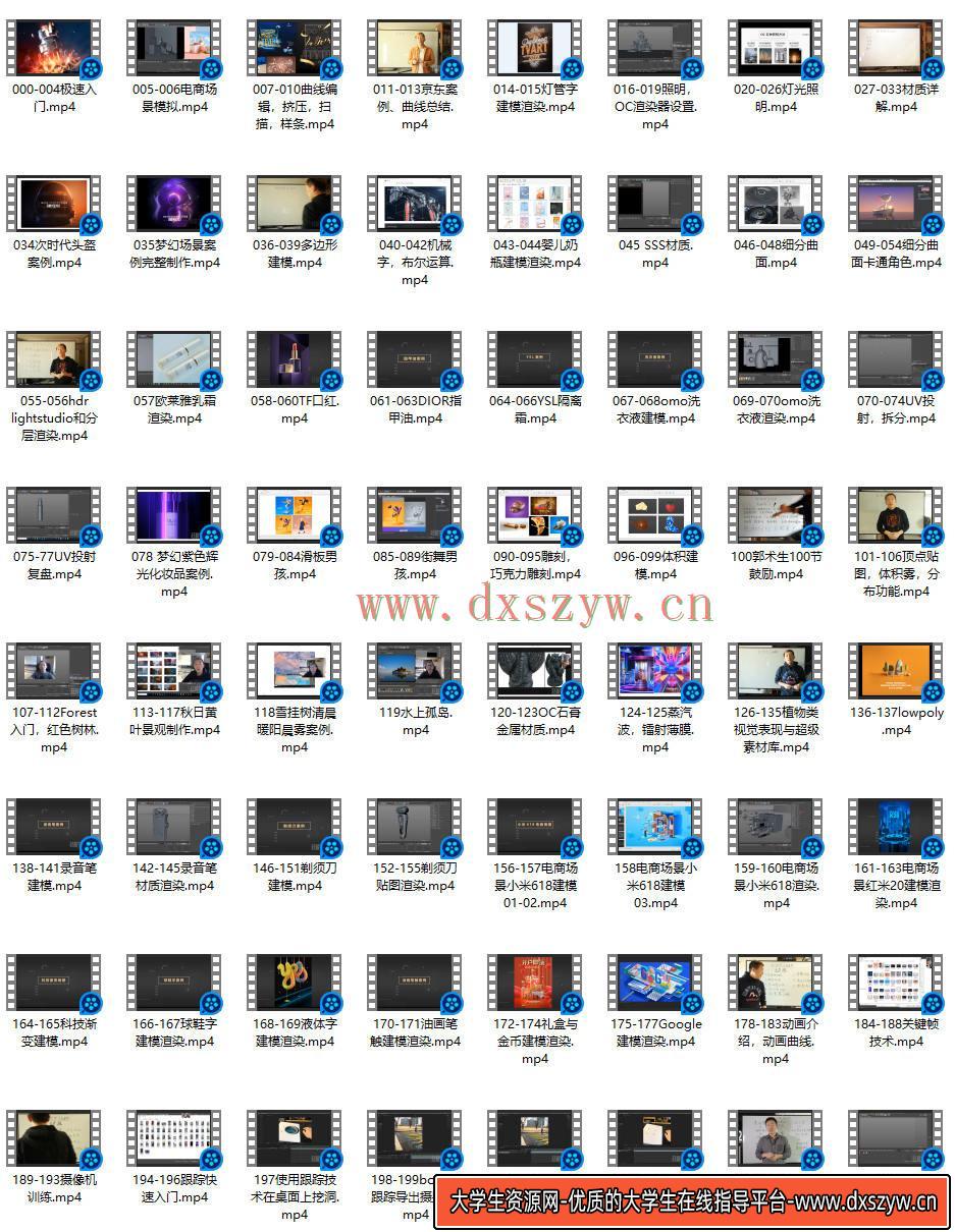 图片[6]-【郭术生徐斌】轻松学习C4D不加密【2021年4月完结画质高清有素材】-网创