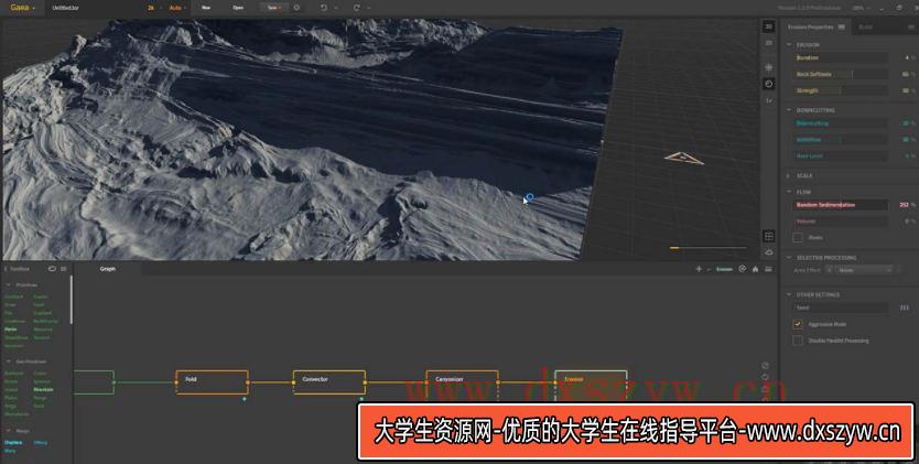 图片[4]-Gaea逼真自然地形环境核心技术训练视频C4D教程2021年【画质高清有素材】-网创