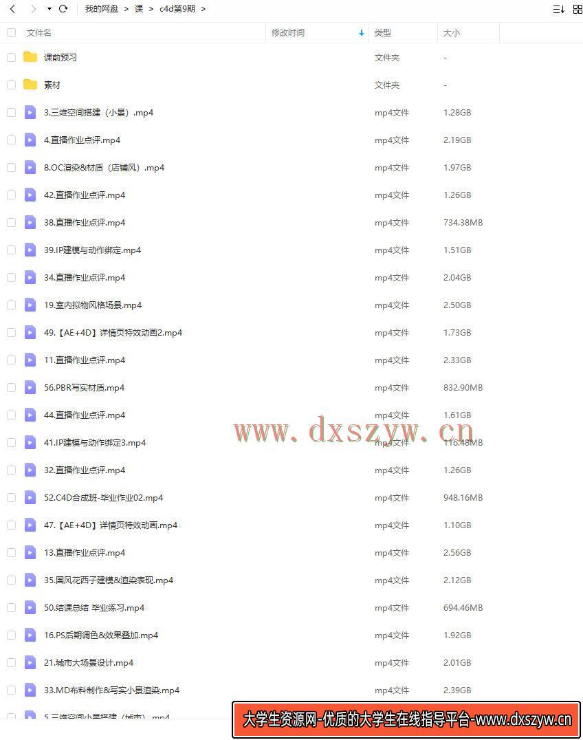图片[2]-杰视帮C4D+PS合成班第九期2022年【画质高清有大部分素材】-网创