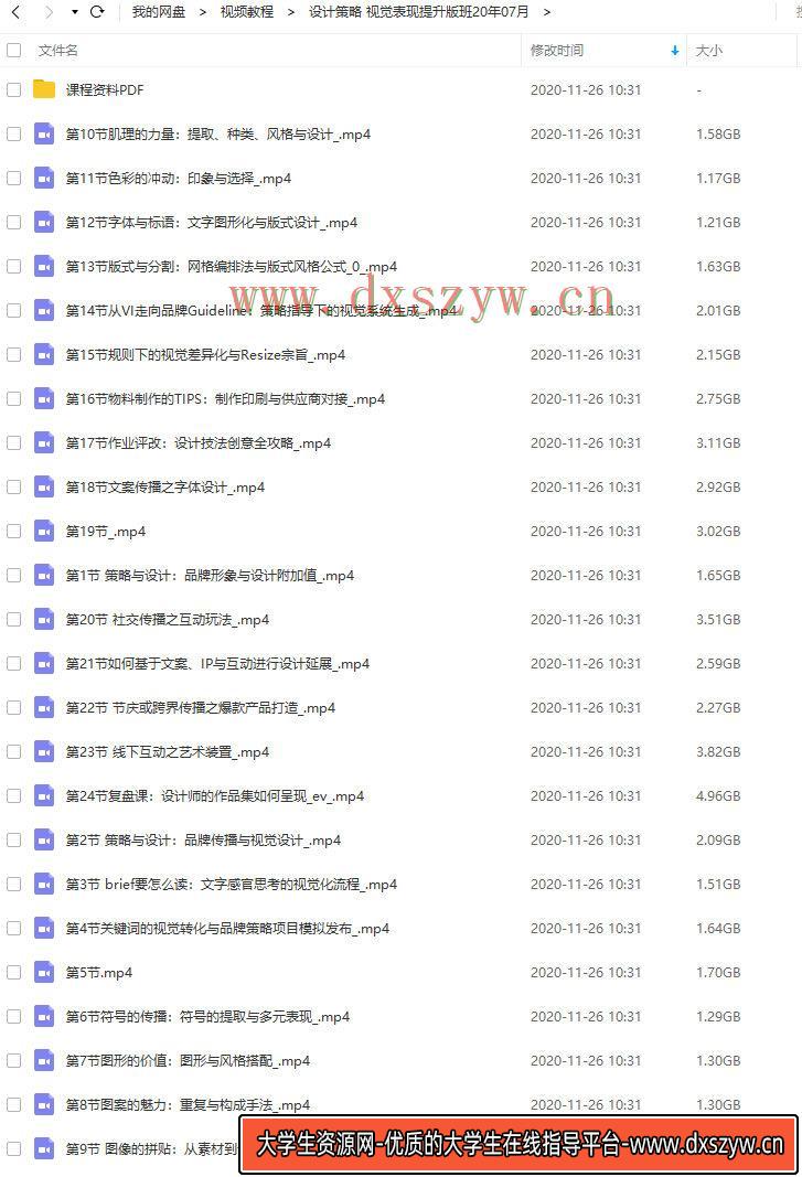 图片[7]-设计策略 视觉表现提升班2020年07月新课（完整不加密画质高清）-网创