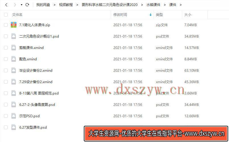 图片[5]-水熊二次元角色设计课2020年10月结课-网创