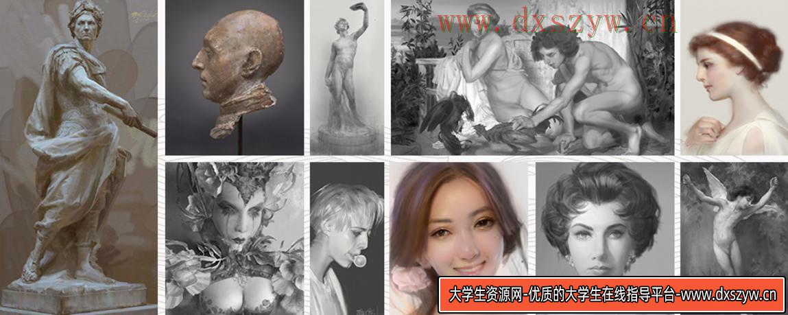 管郁生油画侠造型逻辑班第一期2019年5月【高清不缺课】-大学生资源网
