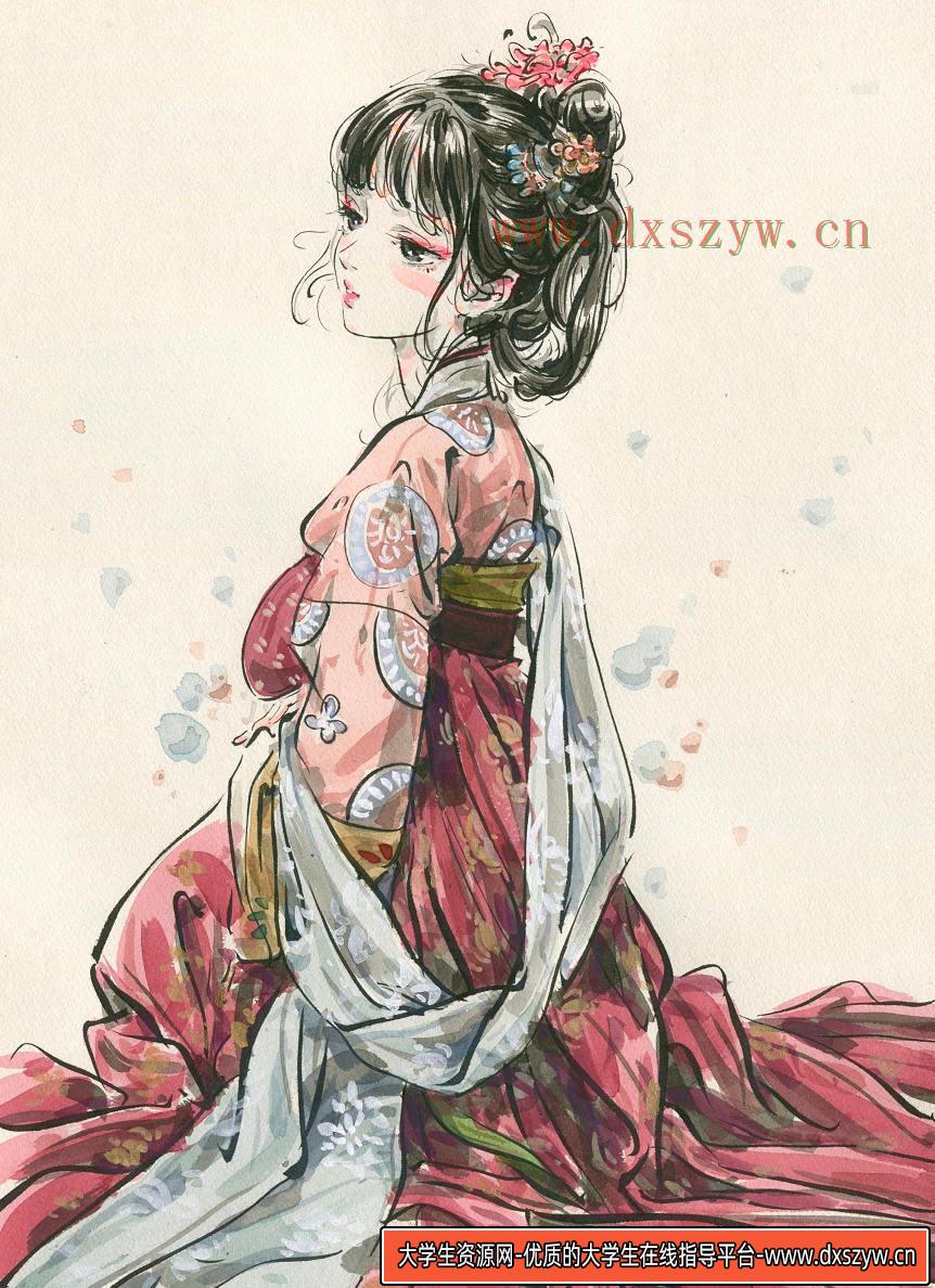 迟迟chichi水墨速写人物班2021年4月结课【画质不错有课件】-大学生资源网