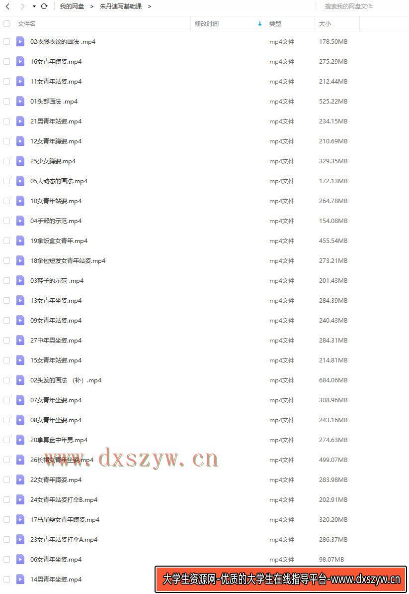 图片[3]-朱丹速写基础课【画质一般】-网创