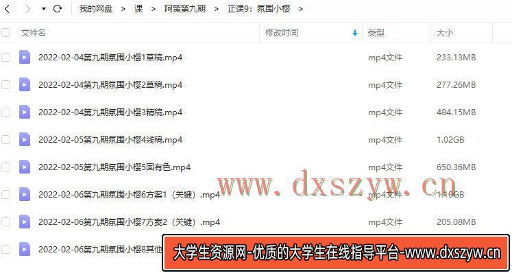 图片[4]-阿策第九期头像班2022年2月结课【画质高清只有视频】-网创