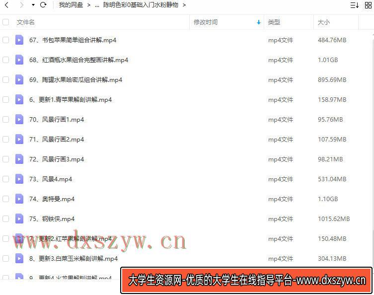 图片[2]-【缺课较多】陈明色彩0基础入门水粉静物2021【画质不错只有视频】-网创