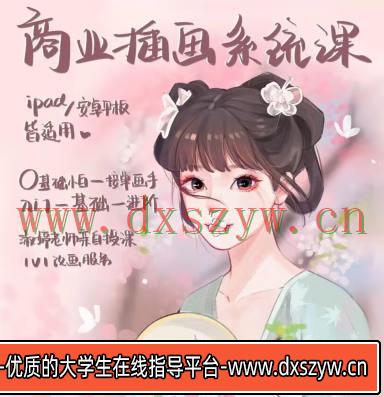 【缺课非常多】淑婷ipad商业插画系统课【画质不错只有视频】-大学生资源网
