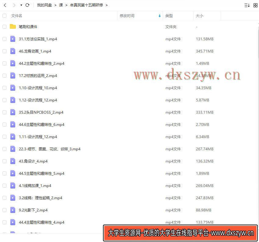 图片[2]-牟真民第15期研修班2021年【画质一般有笔刷】-网创