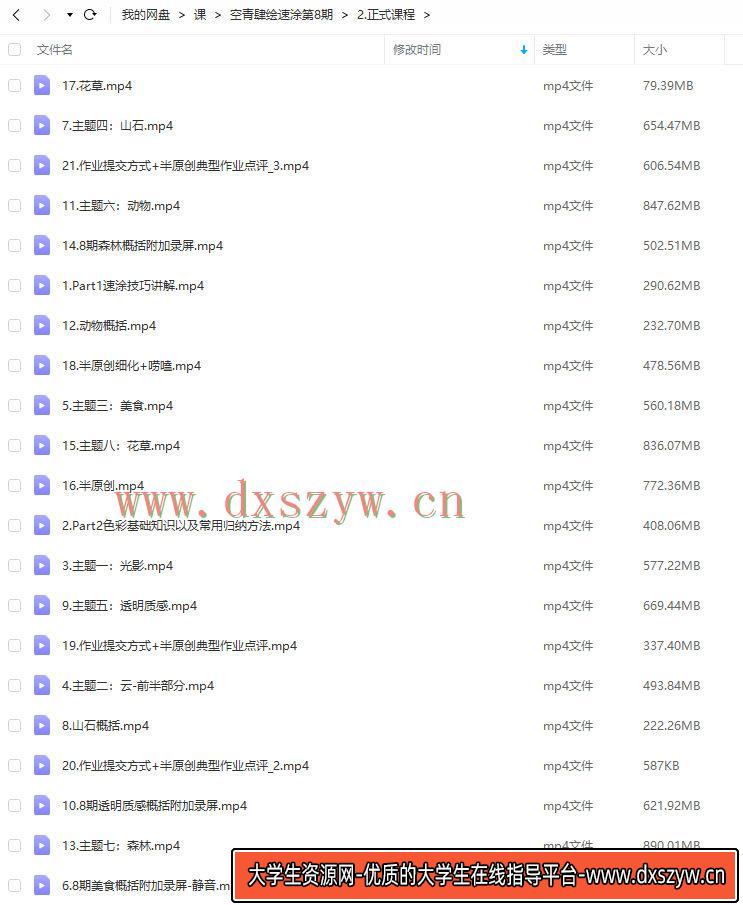 图片[2]-空青肆绘速涂第8期2022年3月结课【画质高清有笔刷和素材】-网创
