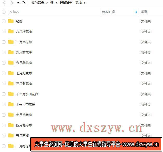 图片[2]-瑶背背十二花神2022古风水彩插画课【画质高清有笔刷】-网创