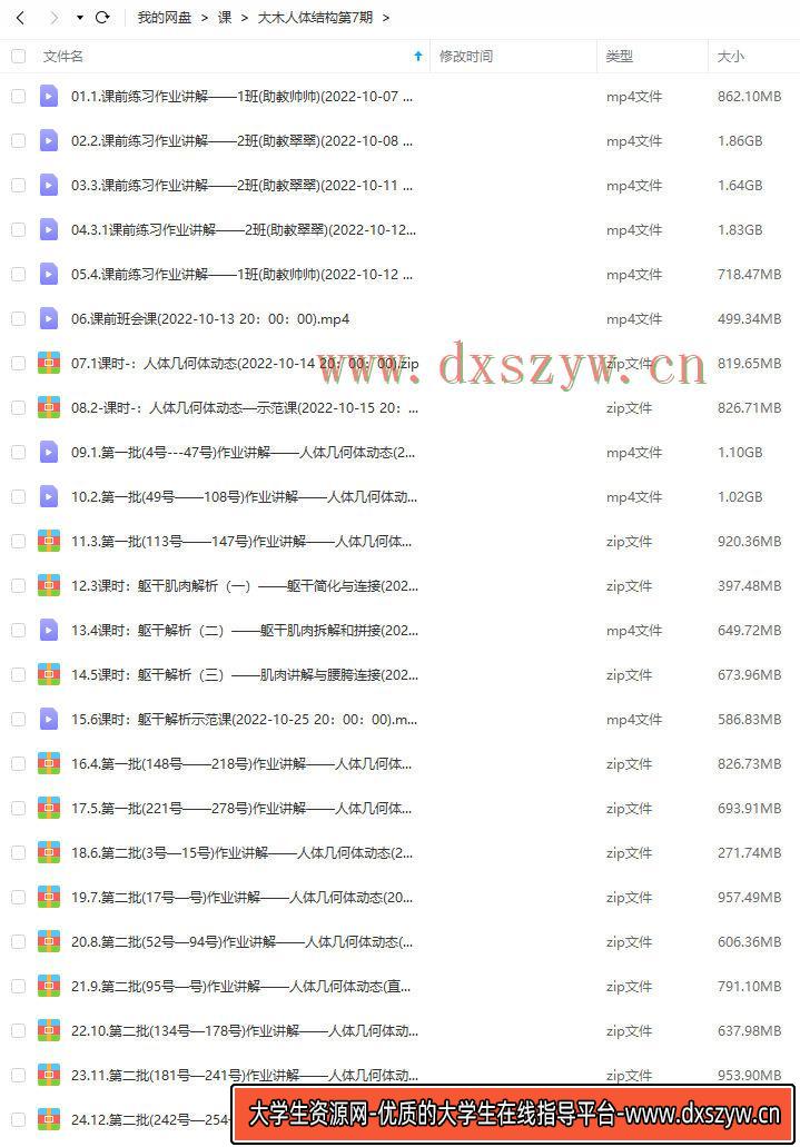 图片[2]-大木画画人体结构第7期2022年12月已结课【画质高清只有视频】-网创