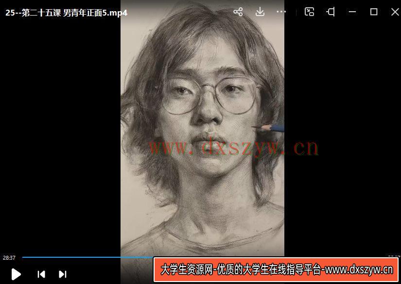图片[3]-【缺课】周旭波2022素描头像课堂【画质高清只有视频】-网创