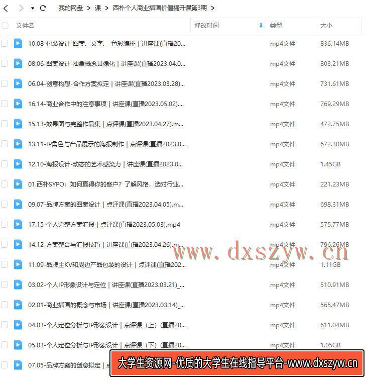 图片[2]-鲸字号2023西朴个人商业插画价值提升课第3期【画质不错只有视频】-网创