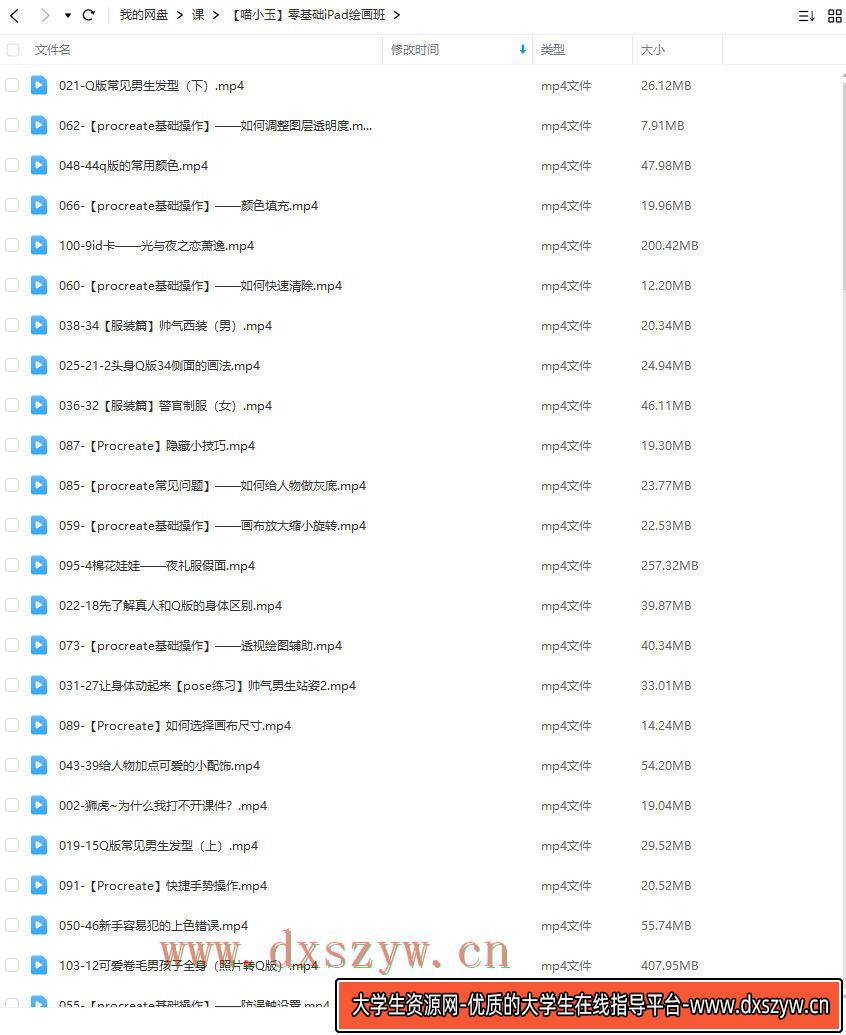 图片[2]-喵小玉零基础iPad绘画班2023年【画质高清只有视频】-网创