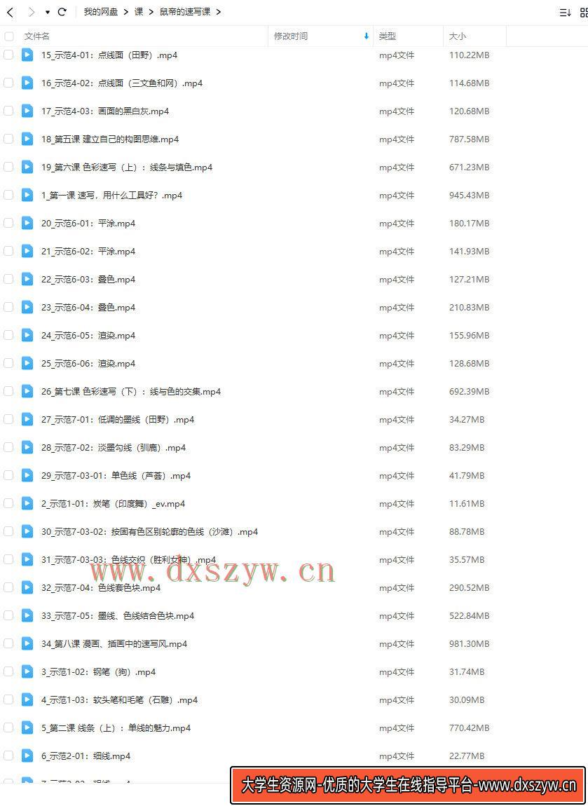 图片[2]-尼诺艺术鼠帝的速写课2023年结课【画质不错只有视频】-网创