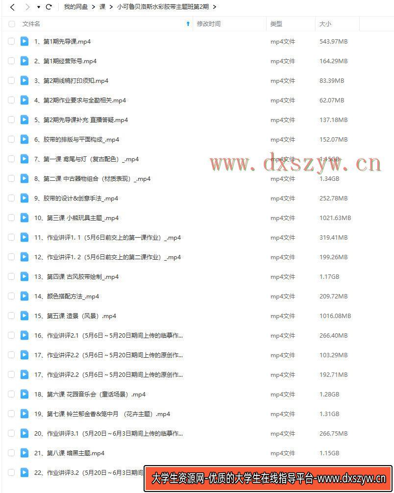 图片[2]-小可鲁贝洛斯水彩胶带主题班2023年第2期【画质还行只有视频】-网创