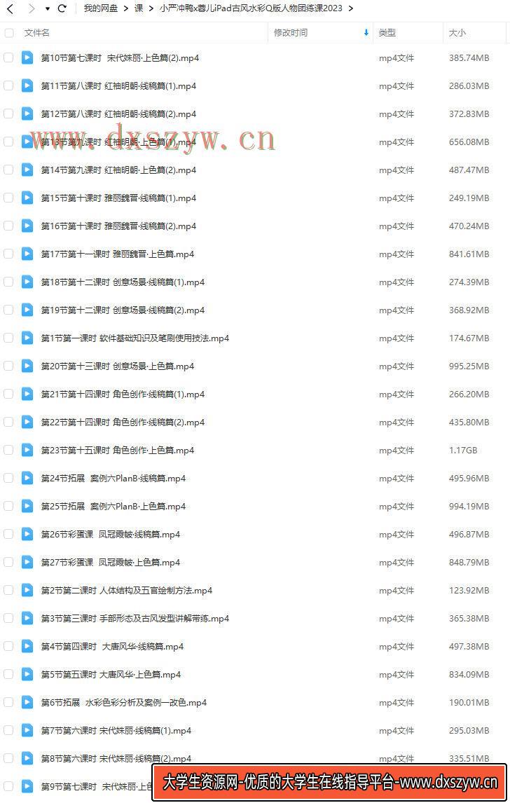 图片[2]-小严冲鸭x蓉儿iPad古风水彩Q版人物团练2023【画质高清只有视频】-网创