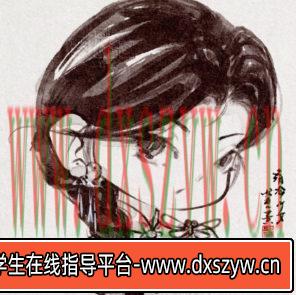 蓉儿古风水墨Q版头像团练2023【画质高清有笔刷】-大学生资源网
