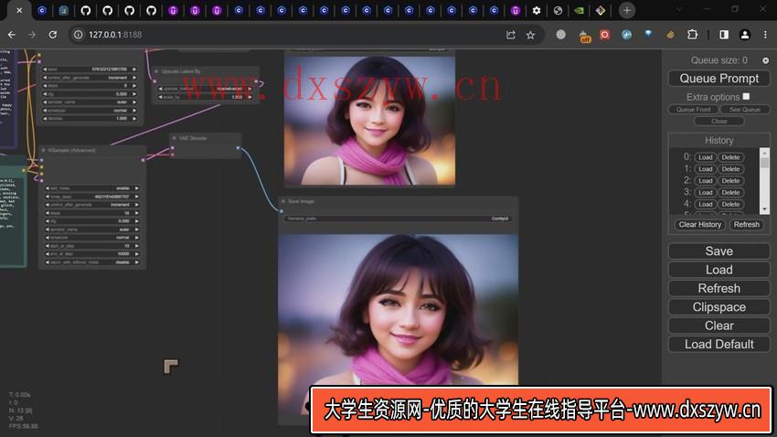 图片[2]-ComfyUI 利用 Stable Diffusion 学习AI GUI 工作流程教程-中英字幕-大学生资源网
