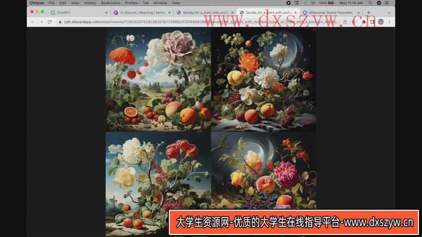 ChatGPT4 和 MidJourney AI 绘画聊天革命性指南教程-中英字幕-大学生资源网