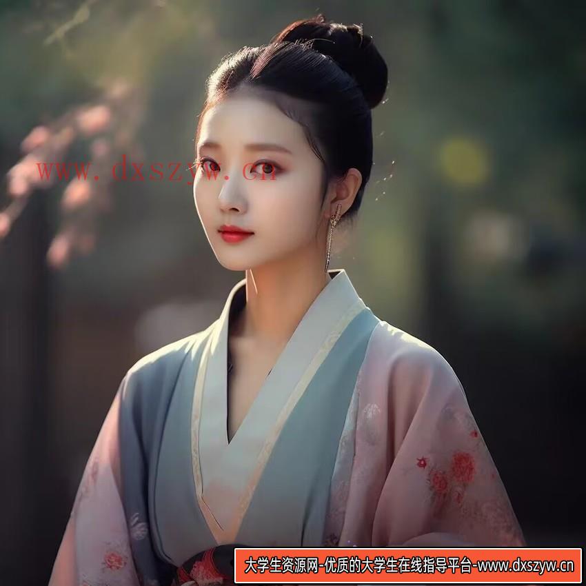 图片[3]-Midjourney关键词-AI生成中国风古装汉服美女人像提示关键词-大学生资源网