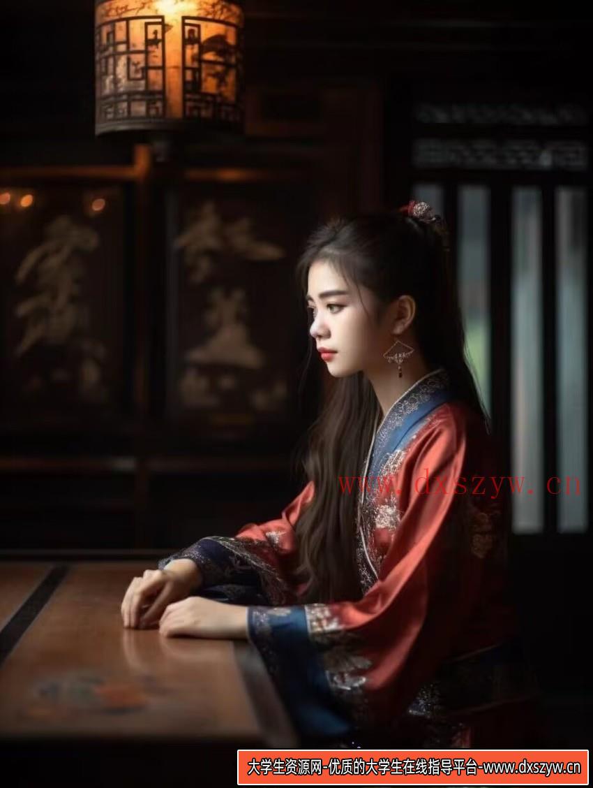 图片[6]-Midjourney关键词-AI生成中国风古装汉服美女人像提示关键词-大学生资源网