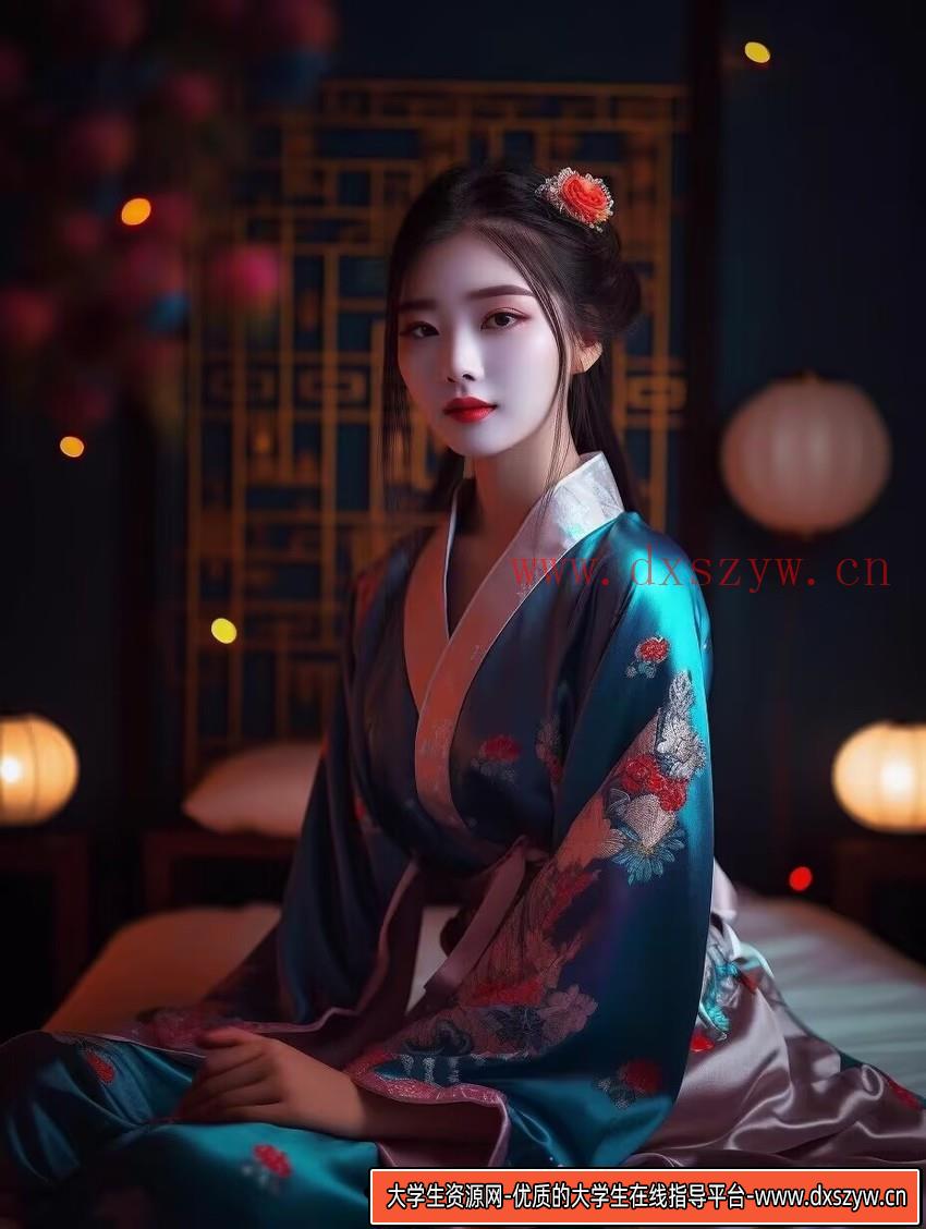 图片[5]-Midjourney关键词-AI生成中国风古装汉服美女人像提示关键词-大学生资源网