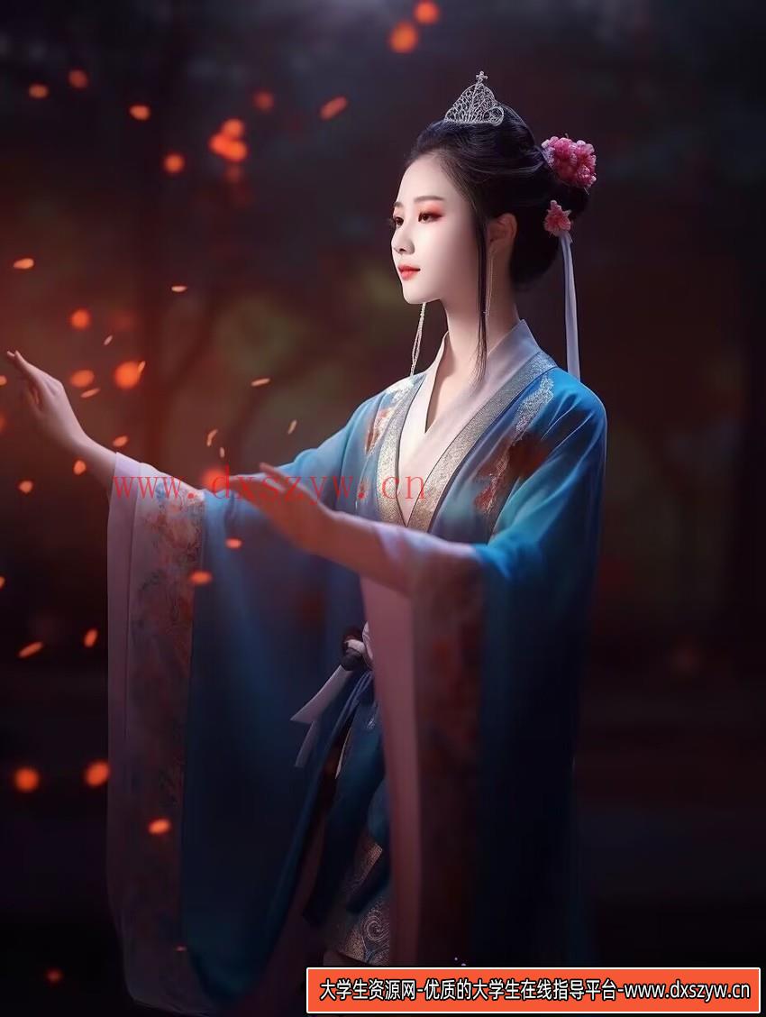 图片[8]-Midjourney关键词-AI生成中国风古装汉服美女人像提示关键词-大学生资源网