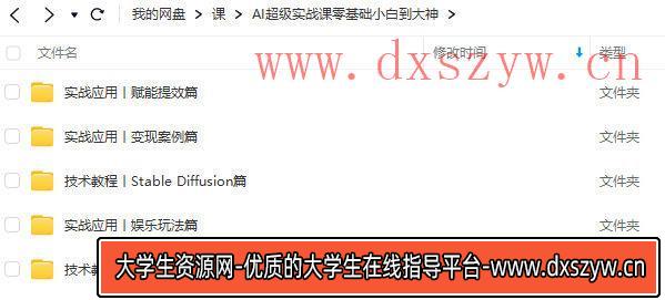 【缺课】吴东子AI超级实战课零基础小白到大神2023年【画质一般只有视频】AIGC课程-大学生资源网