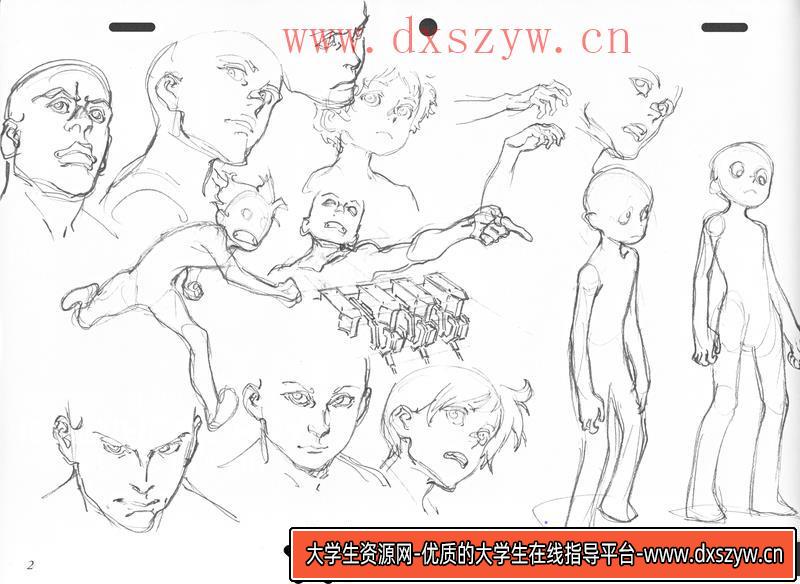 图片[2]-吉成曜 草图原画集-绘师作品-368MB-310P-大学生资源网