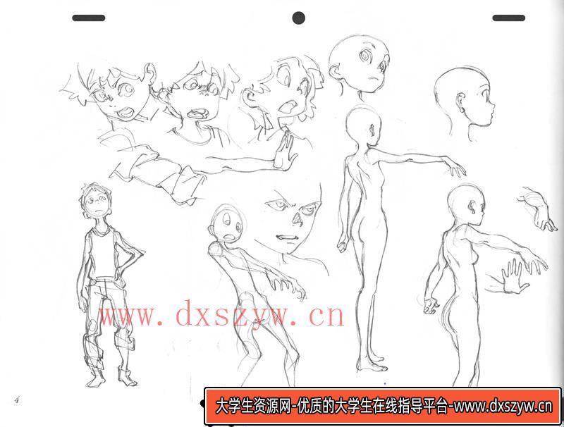 图片[4]-吉成曜 草图原画集-绘师作品-368MB-310P-大学生资源网
