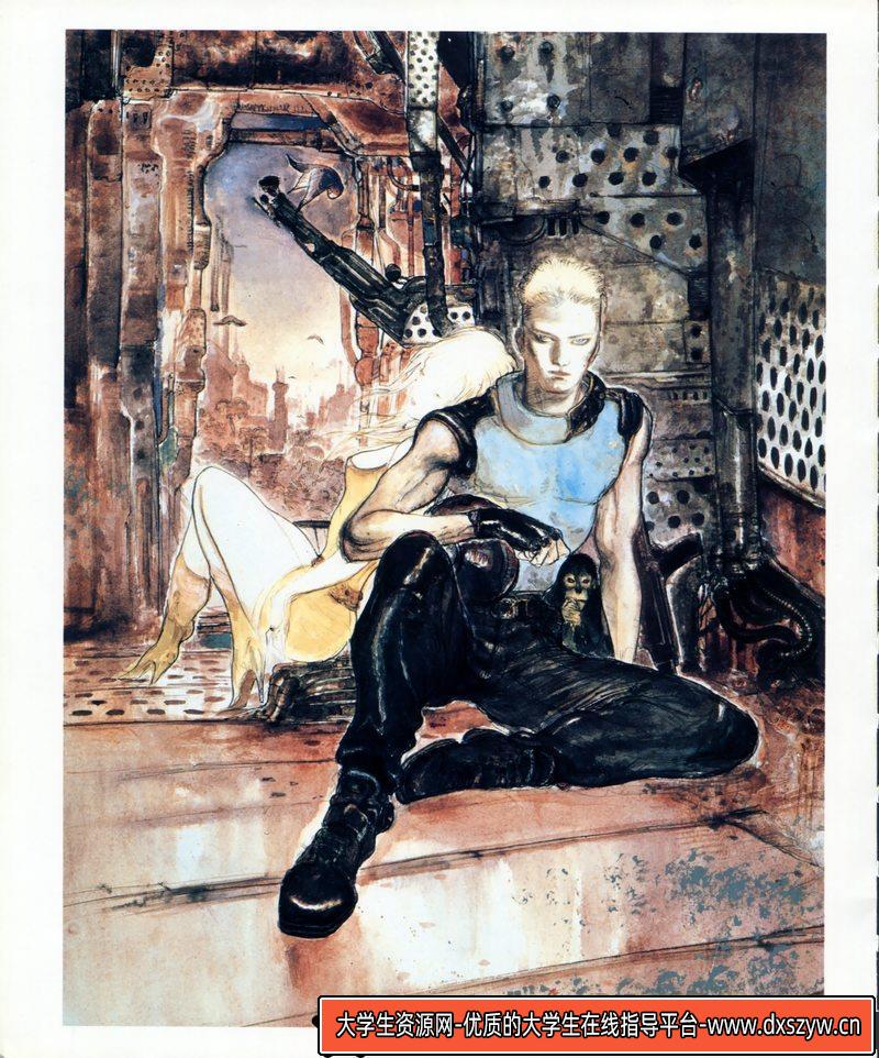 天野喜孝 前线任务 画集-绘师作品-382MB-57P-大学生资源网