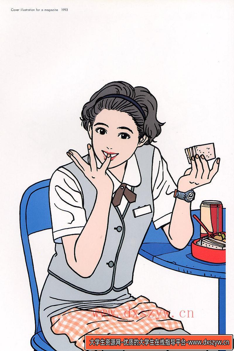 图片[4]-江口寿史の世界2 画集-绘师作品-21MB-46P-大学生资源网