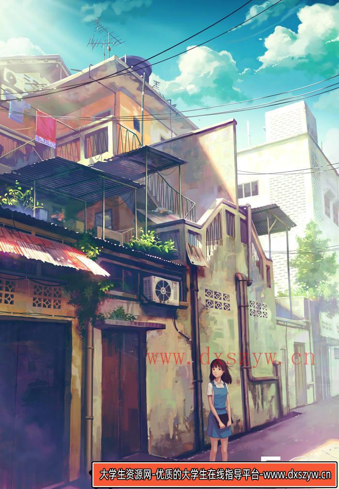 图片[4]-CZ.467- 动漫的怀旧风光场景-创作学习专区-790MB-325P-大学生资源网