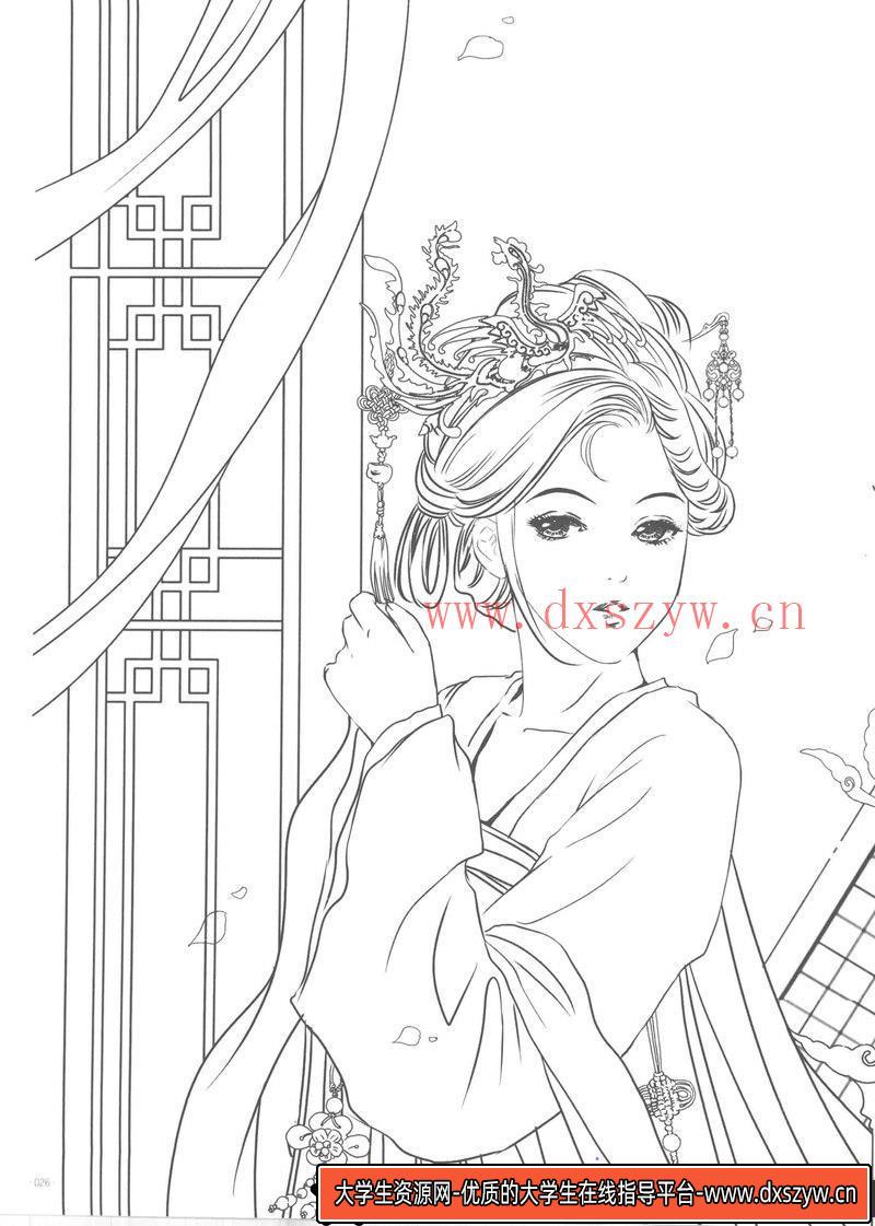 图片[2]-古风线稿集V-创作学习专区-59MB-97P-大学生资源网