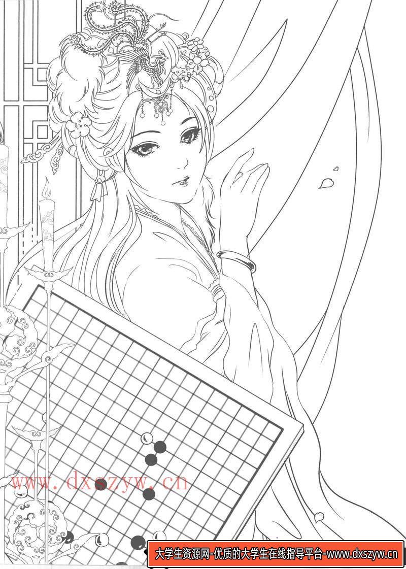图片[3]-古风线稿集V-创作学习专区-59MB-97P-大学生资源网