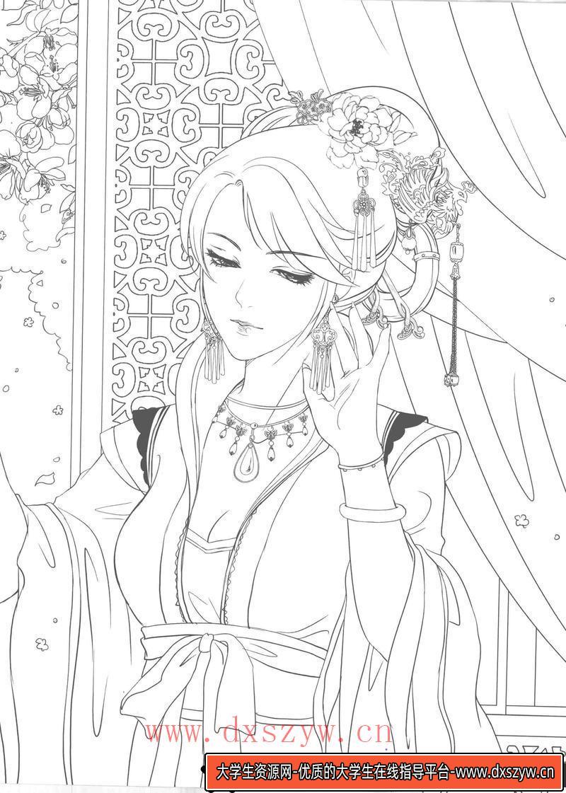 图片[4]-古风线稿集V-创作学习专区-59MB-97P-大学生资源网