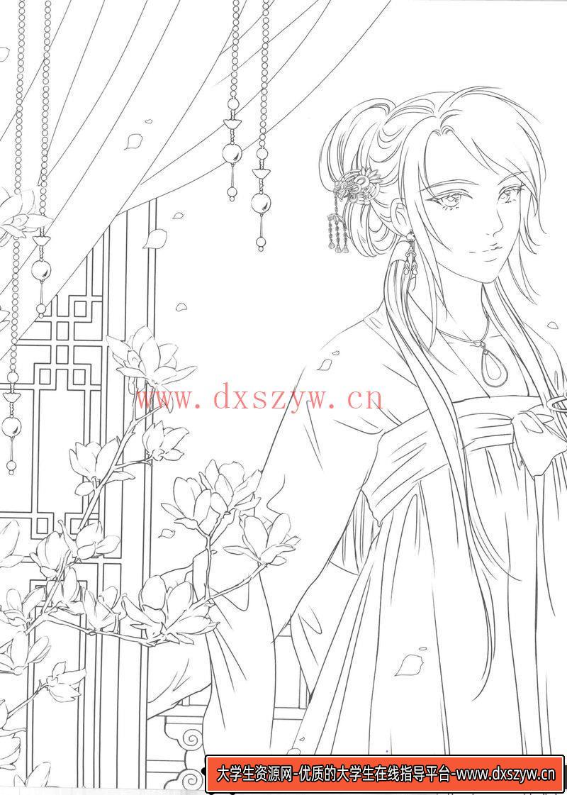 图片[7]-古风线稿集V-创作学习专区-59MB-97P-大学生资源网